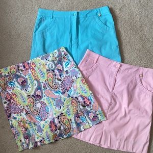 🏌️‍♀️Golfino 3 pack skorts